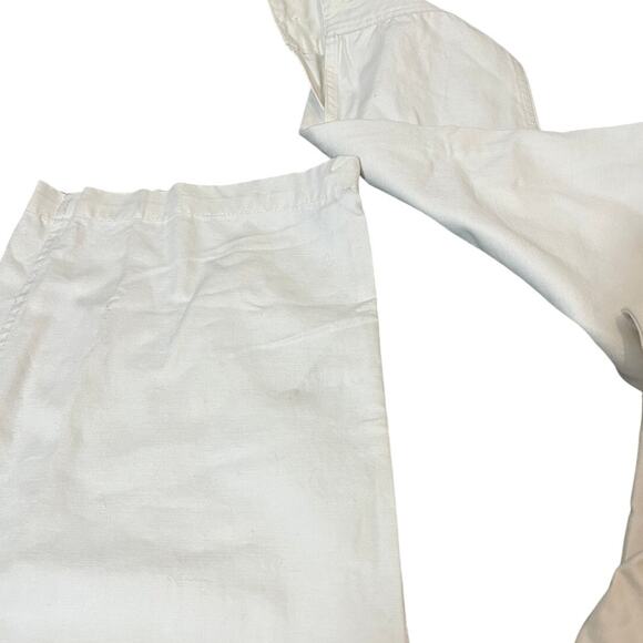 NEW Outerknown Station Jumpsuit Women Small Utility Coveralls Cargo Linen Cotton - Picture 10 of 11